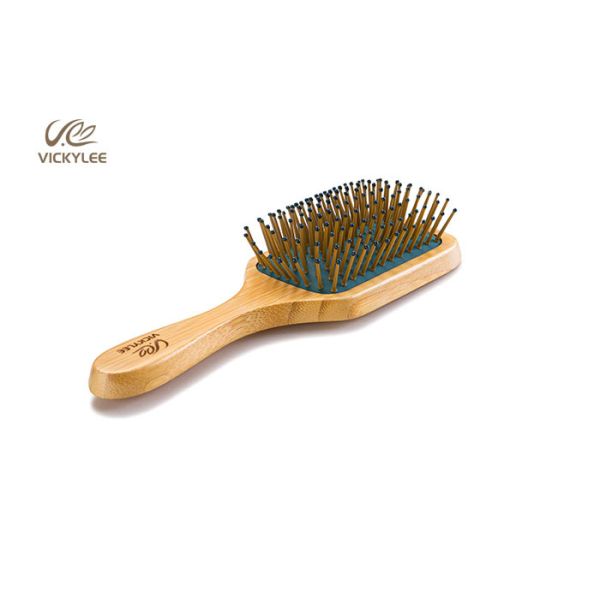 Phyllostachys Pubescens Nylon Needle 20cm Wooden Paddle Brush