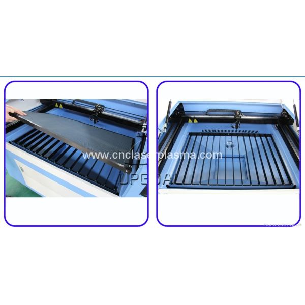 Double working table, honey comb and knife strip