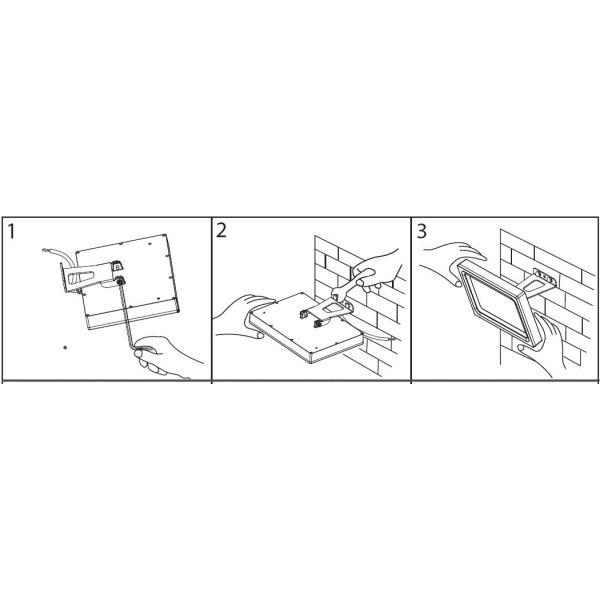 Security Driverless LED Flood Light 10 Watt LED Outdoor Wall Mount Flood Light