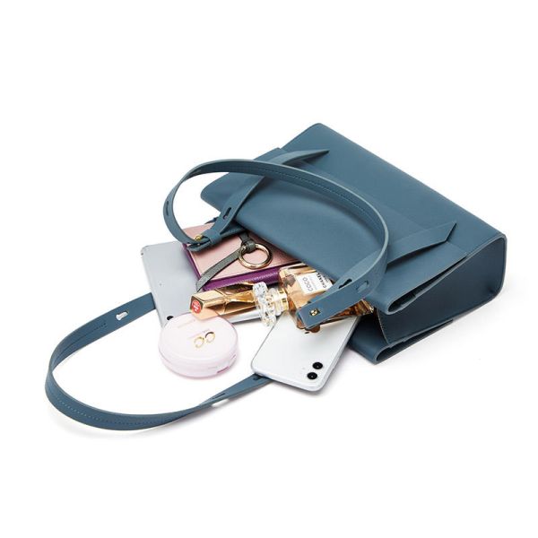 Multi Colored Custom Pu Leather Shoulder Bags Women Handbags