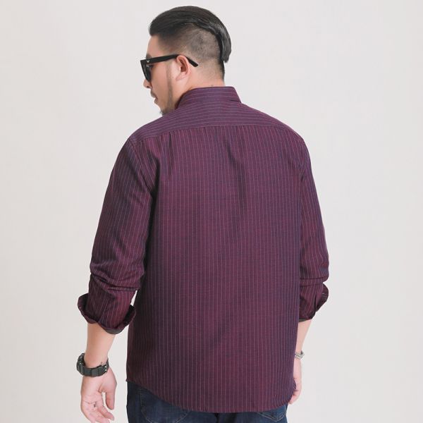 Stylish Cotton Casual Shirts for Men Custom Grand Flower Designs Curved Hem Long Sleeves