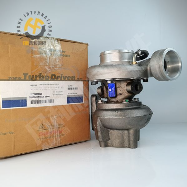 12709880020 Excavator BorgWarner Turbocharger For S200G-76H24AFEGM 0.66DK1