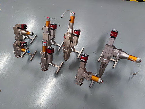 6000W Handheld Fiber Laser Welding Head For Metal Plate And Tube Welding