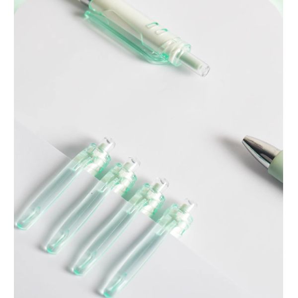 High Appearance Press Pen Ball Pen Press Neutral Pen Student Exam Pen Office Plastic Pen Quick Drying Ballpoint Pen