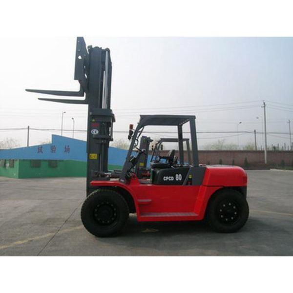 YTO 88.2kw 8ton Logistics Machinery Diesel Powered Forklift