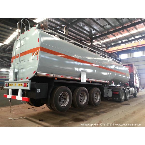 Oil Tank Full Trailer (Customizing 2-3-4 Axles Dolly Tanker 10CBM -30 For Palm Oil Crude Fuel / Petrol Oil Delivery