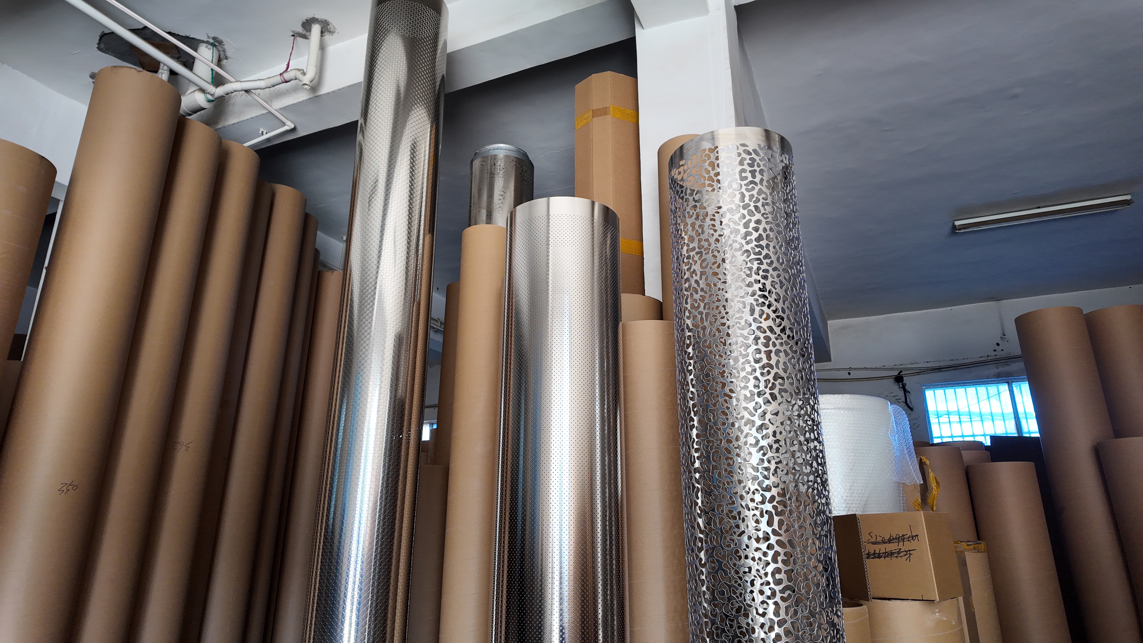 Textile Machine Parts Rotary Screen Carpets Printing Templates 640/819/1018 Repeat Cylinders