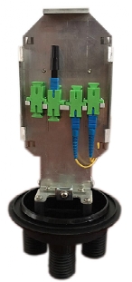 24 Fibers FTTH Closure , Heat Shrinkable Joint Closure 300 X 188 Mm