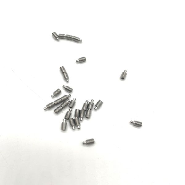 304 Stainless Steel Grinding Fixture Custom Screws M2.5*4 304 Stainless Steel Screws M2 ANSI Standard Electrolytic Polishing