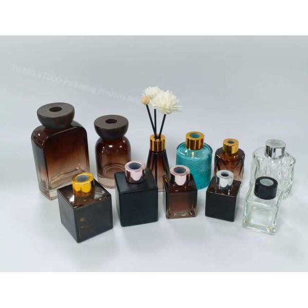 Brown Round Aromatherapy Bottle 120ml Recycling For Fragrance