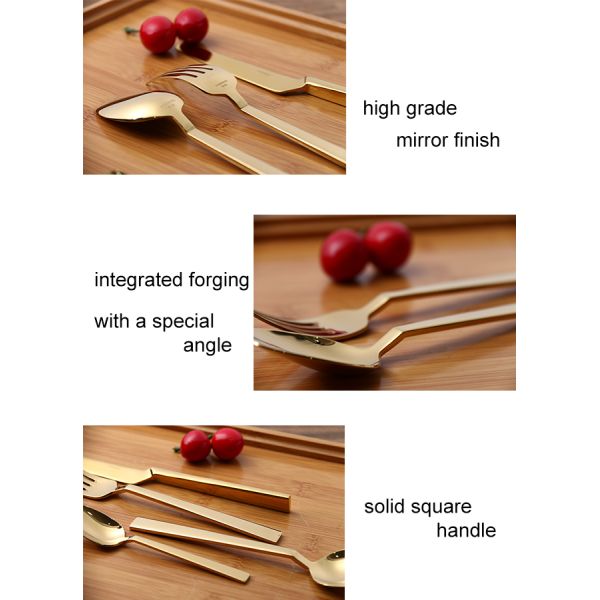 MSOND Silver Wedding SS304 Vintage Polish Stainless Steel Flatware