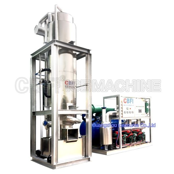 CBFI 304 Stainless Steel Tube Ice Machine Daily Capacity 15 tons