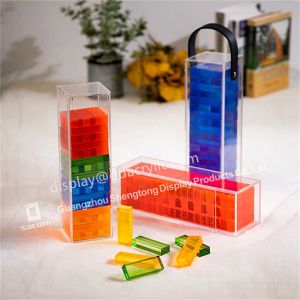 Quality Custom Acrylic Tumble Tower 54 Blocks Stacking Game wholesale