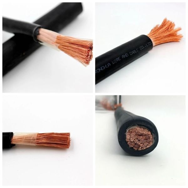 Medium Voltage Construction Copper Conductor Welding Cable with Flexible Rubber Sheath
