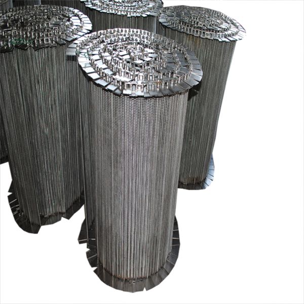 Light Grey Stainless Steel Plate Link Conveyor Belt With Baffle