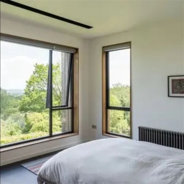 Black Household Double Glazed Aluminum Alloy Awning Windows For Residential Demand