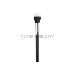 Quality Finishing Duo Fiber Foundation Makeup Brushes , Buffing Synthetic Makeup Brushes wholesale