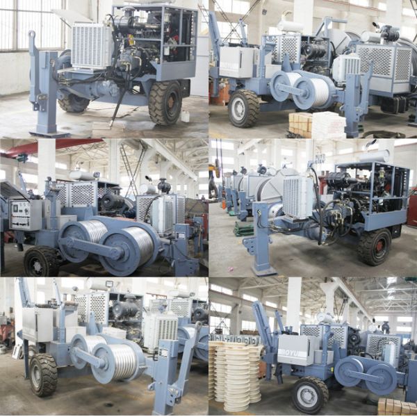 High Voltage Power Line Stringing Equipment TY180 Hydraulic Puller