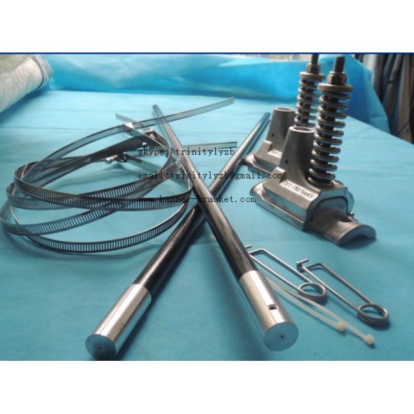 outdoor advertising street pole banner bracket