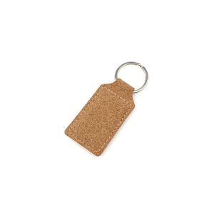 Quality Cork Engraved Leather Keychain wholesale