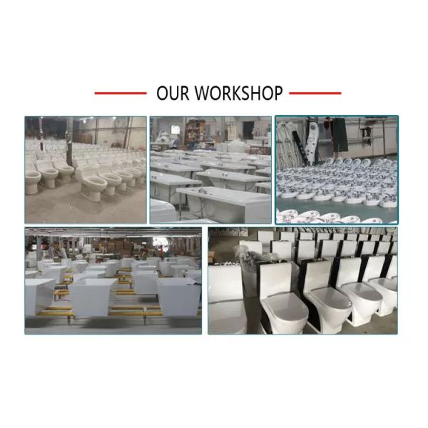 Bathroom 185mm P Trap S Trap WC Diamond Shape Ceramic One Piece Toilet