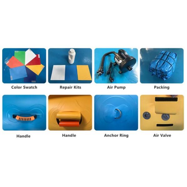 Maldives 125 People Inflatable Water Park For Resort Dimensions 82m*35m