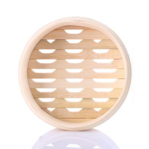 Quality Round Pastry Wooden Cooking Utensils Handmade Bamboo Food Steamer wholesale