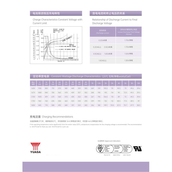 YUASA NP220-12 12V 220Ah UPS Battery Rechargeable VRLA Battery for Electric Power UPS