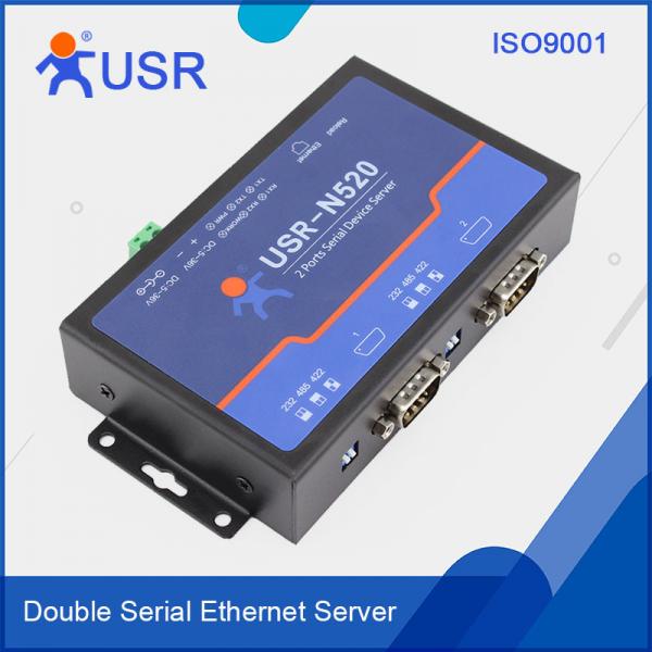 Cheap [USR-N520]  2 -Serial Port Ethernet converter,  Modbus gateway RS232 RS485 RS422 to TCP/IP converter for sale