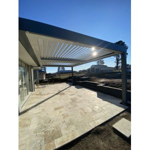 Industrial Outdoor Aluminium Pergola Waterproof Powder Coating Optional