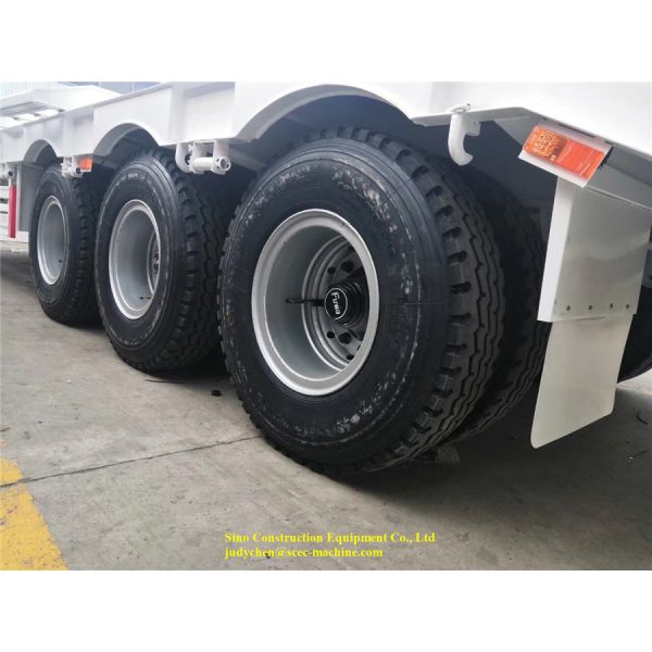 FUWA Brand Low Bed Semi Trailer Goose Neck Type Low Bed Semi Trailer