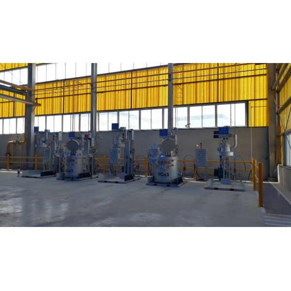 Gas Fired Type Preheating Device Molten Aluminium Transfer Ladle Natural Gas