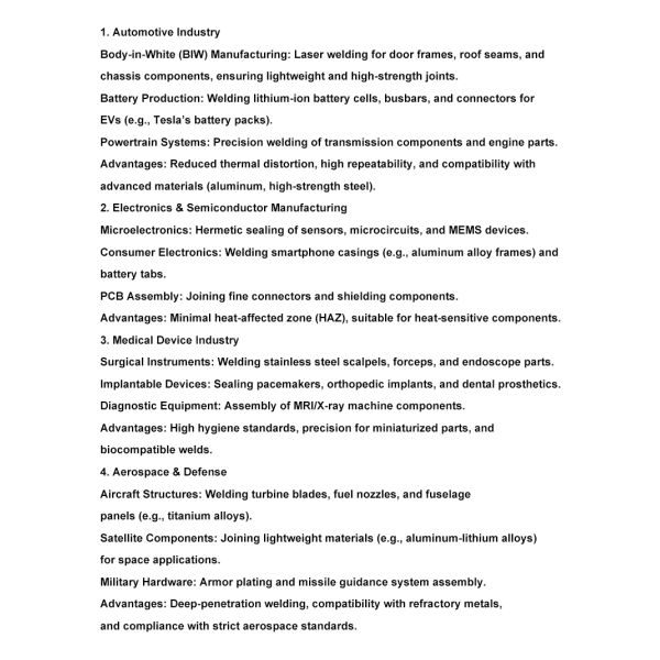 Ultra-Precise Robotic Laser Welding Machine for Medical Device Fabrication