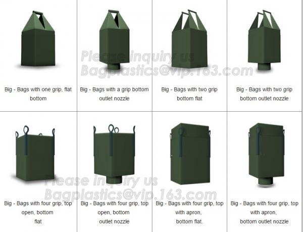 PP Vegetable Ton bags PP Spout Bulk Bags PP Firewood Jumbo Bags PP small bags PP Food FIBC Bags PP conductive big bag PP