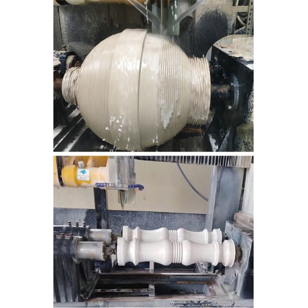 Stone Cutting Machine Two PCS Baluster Cutting Machine 500mm