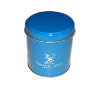 Quality Empty Biscuit Tin Can , Round Cookie Containers Customized Logo Acceptable wholesale