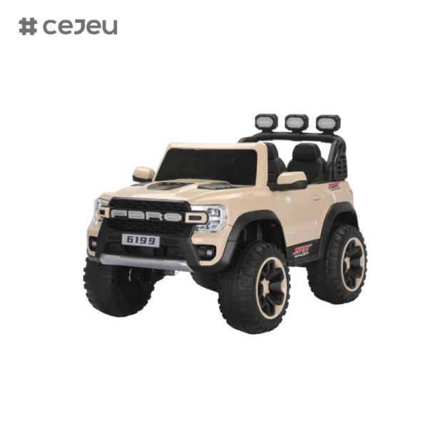 Kintex Electric Powered Ride on Toys, Battery-Operated Ride on Jeep, Remote Control, Led Lights, Bluetooth Music,12v