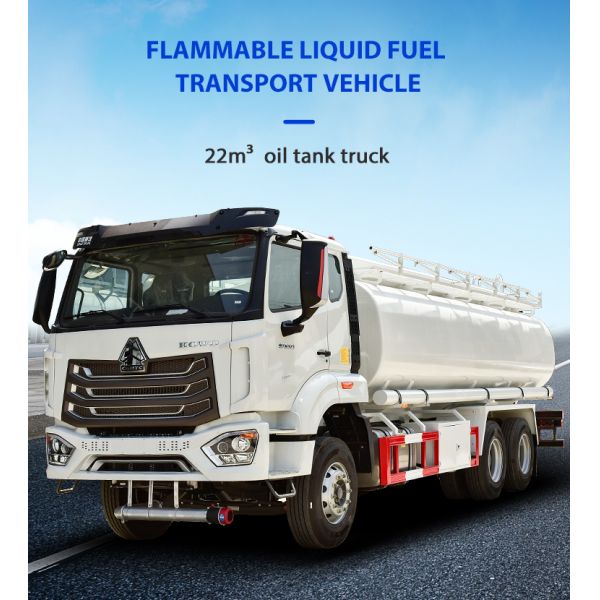 8 Forward Shift Heavy Oil Truck Tanker Fuel Tanker Truck Howo Carbon Steel Stainless Steel tank Truck 20 M3