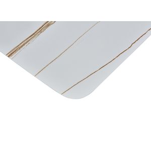 130cm Stylish Family Rock Slate Solid Wood Dining Room Table