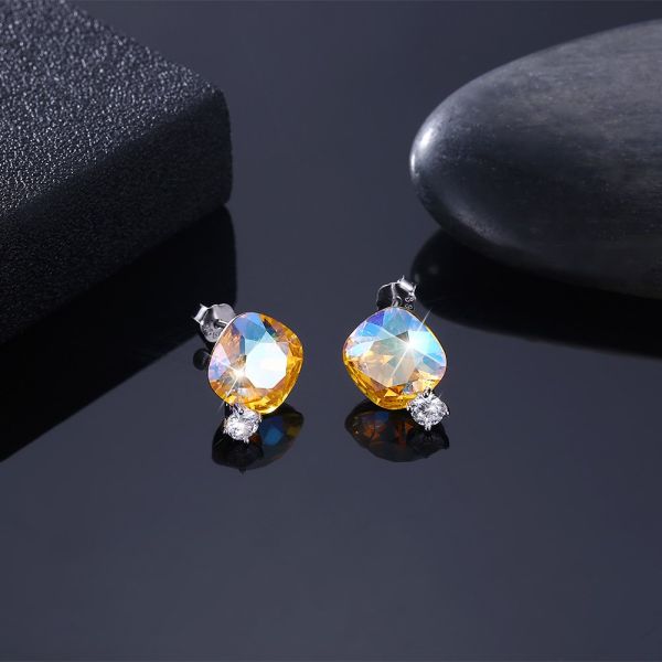 Multi Color Sterling Silver Jewelry Earrings