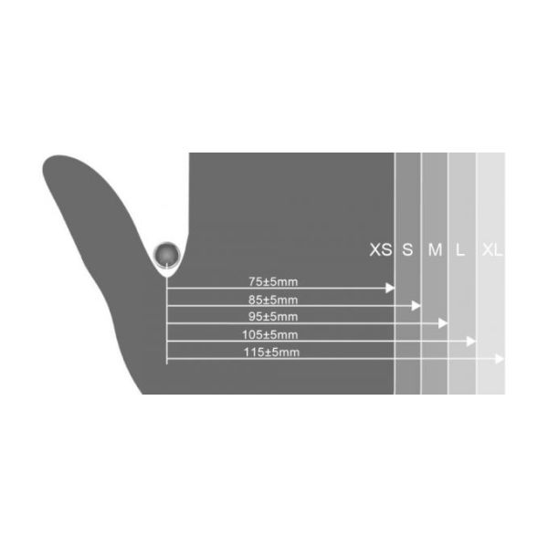 Hospital / LaboratoryPurple Color Disposable Medical Gloves Natural Latex Material For