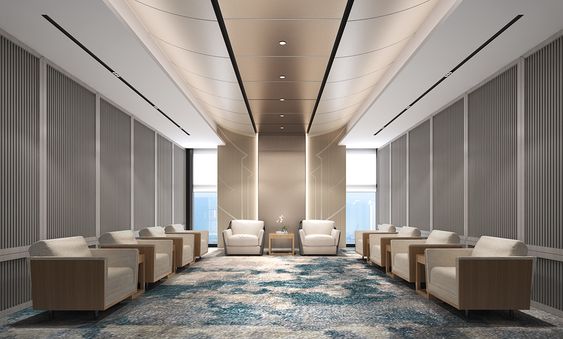 Building Soundproof Aluminium Ceiling Panel Grid Baffle Cnc Grate Punching