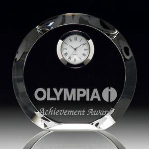 Quality Beautiful Crystal Watches Desk Watch Recognition Awards Logo Custiomized wholesale