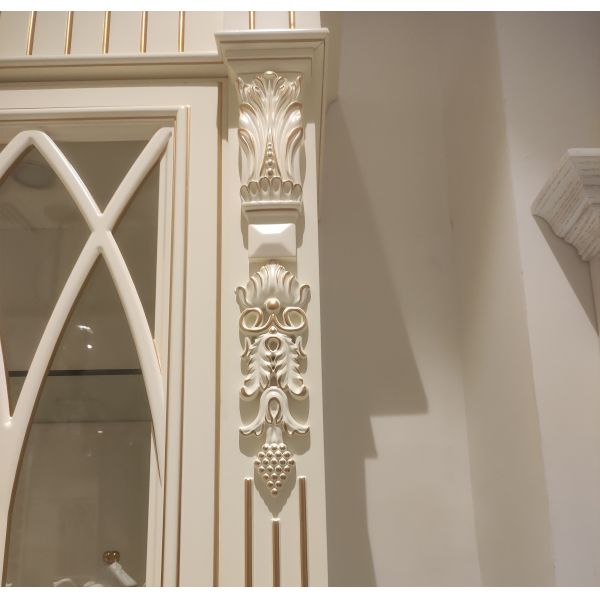 1m 2m HPDL Home White Timber Solid Wood Kitchen Cabinets Carcase White Accessories