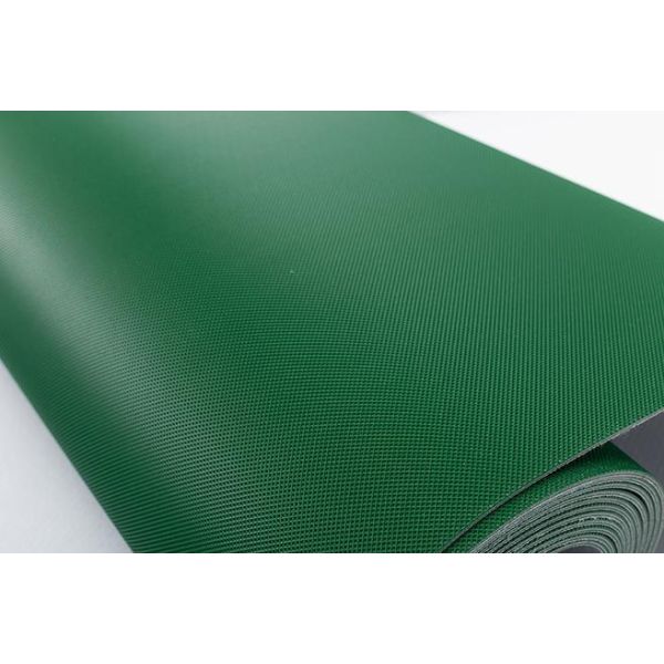 Anti Abrasive PVC Green Conveyor Belt 1000-2200mm Width For Agriculture
