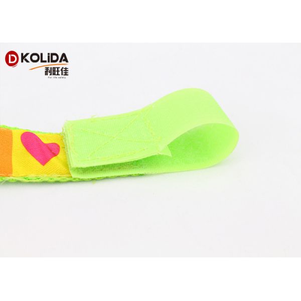 Nylon Webbing High Visibility Armbands Led Light Glowing Flashing Armband 2.5x50cm