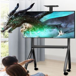 Quality BNT single screen tv stand mobile cart available install device terminal used in video conference wholesale