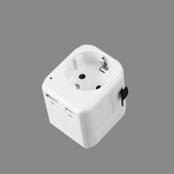 Universal Travel Power Adapter Worldwide USB A USB C Wall Charger For USA EU UK