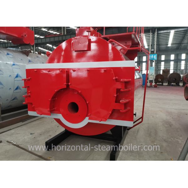 Horizontal 1 Ton Industrial Steam Boilers Oil Fired Hot Water Furnace Environmental Friendly