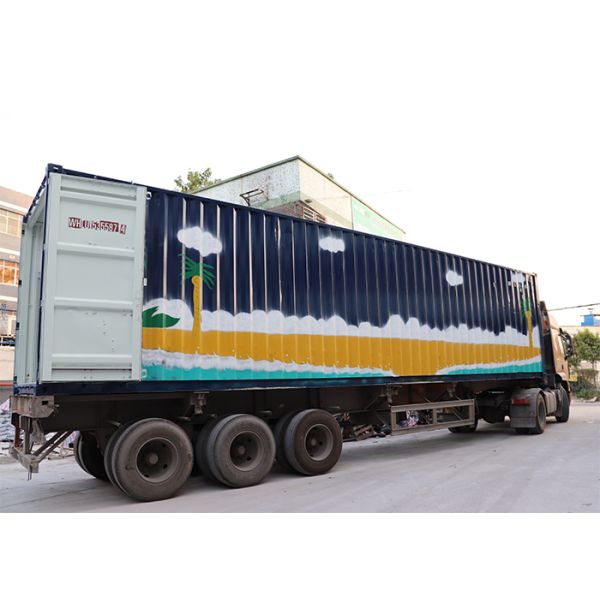 8m³ Mobile Water Desalination Plant Reverse Osmosis Plant / Industrial Water Purification Equipment